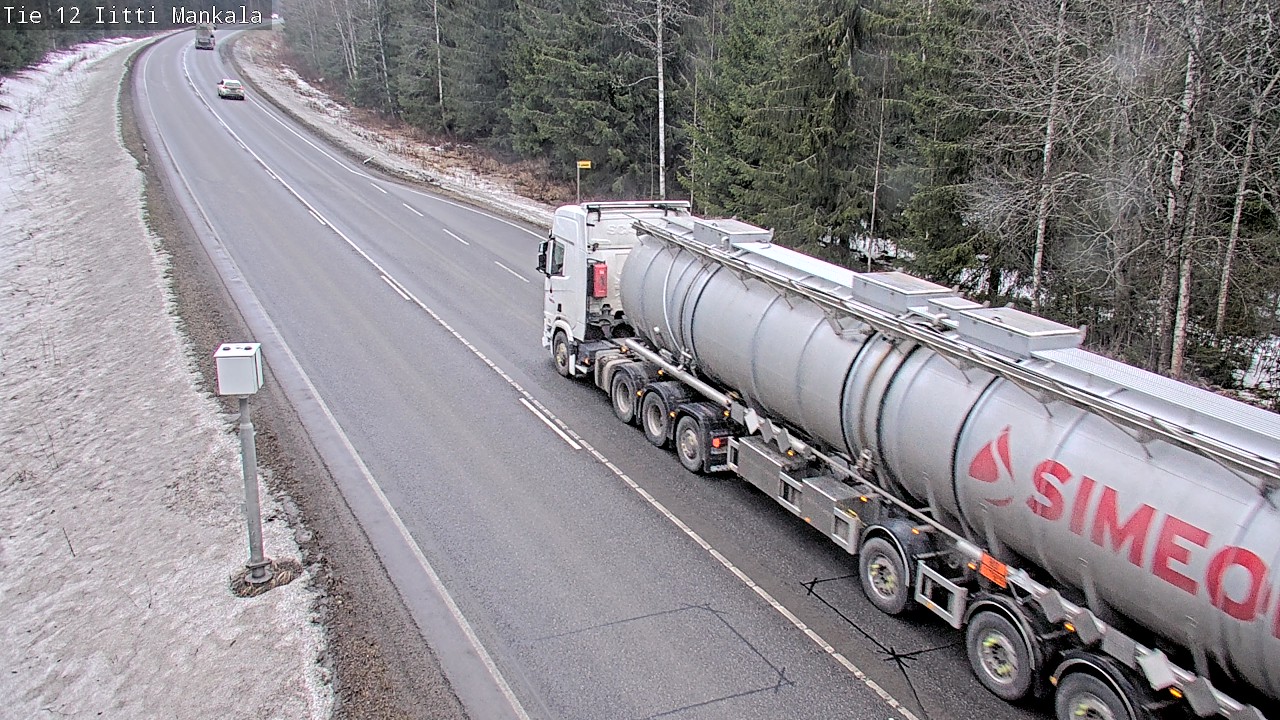 Weather Camera Image Road 12 Iitti, Mankala, Iitti, Päijät-Häme