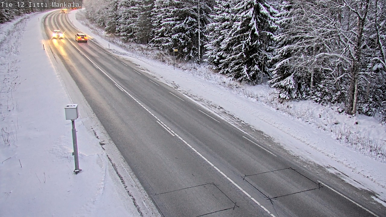 Weather Camera Image Road 12 Iitti, Mankala, Iitti, Päijät-Häme