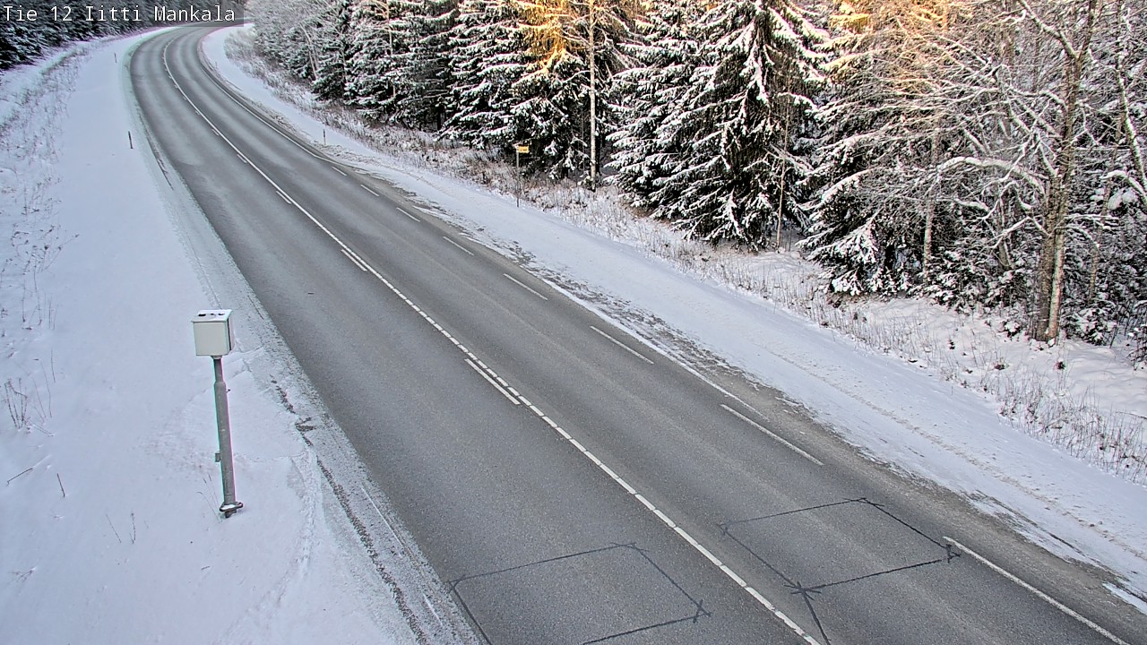 Weather Camera Image Road 12 Iitti, Mankala, Iitti, Päijät-Häme