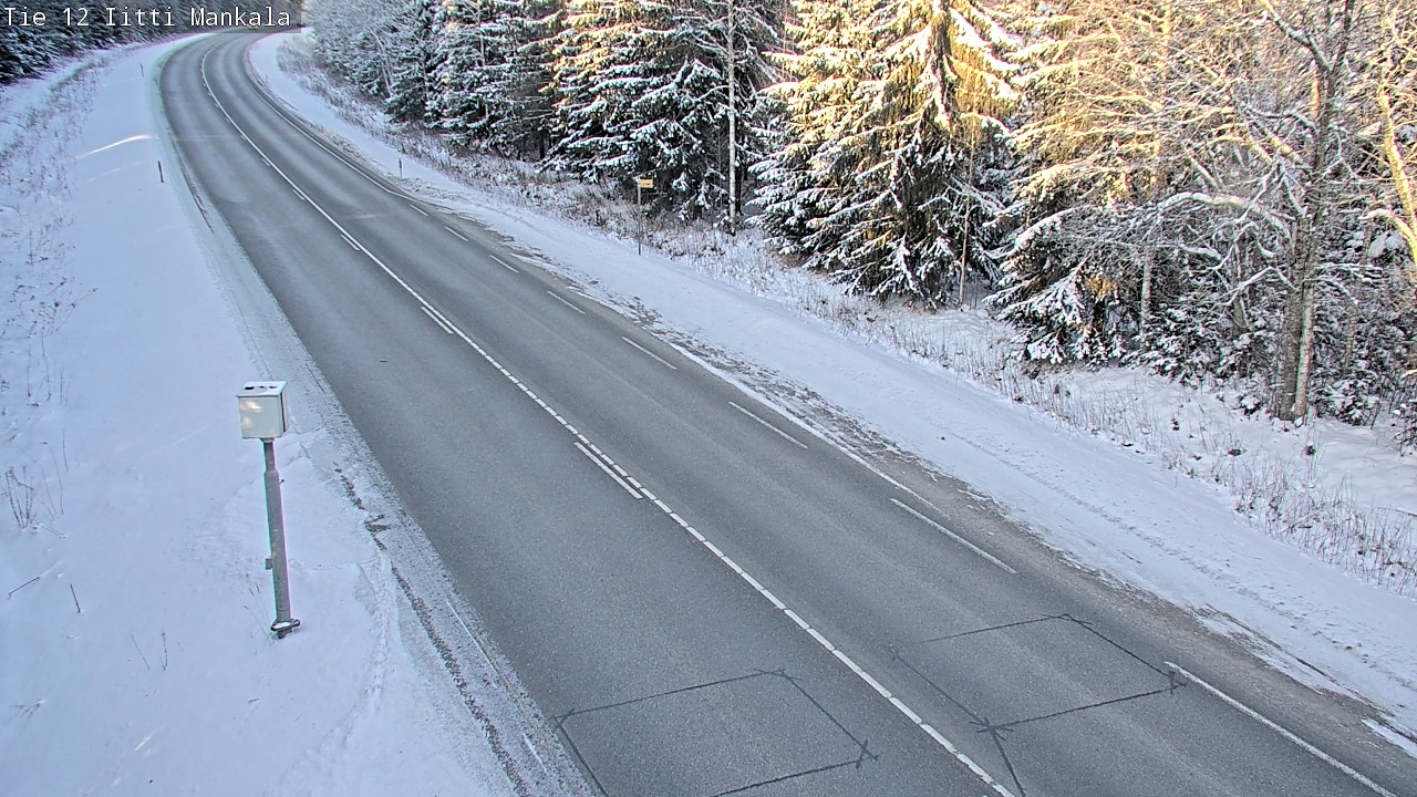 Weather Camera Image Road 12 Iitti, Mankala, Iitti, Päijät-Häme