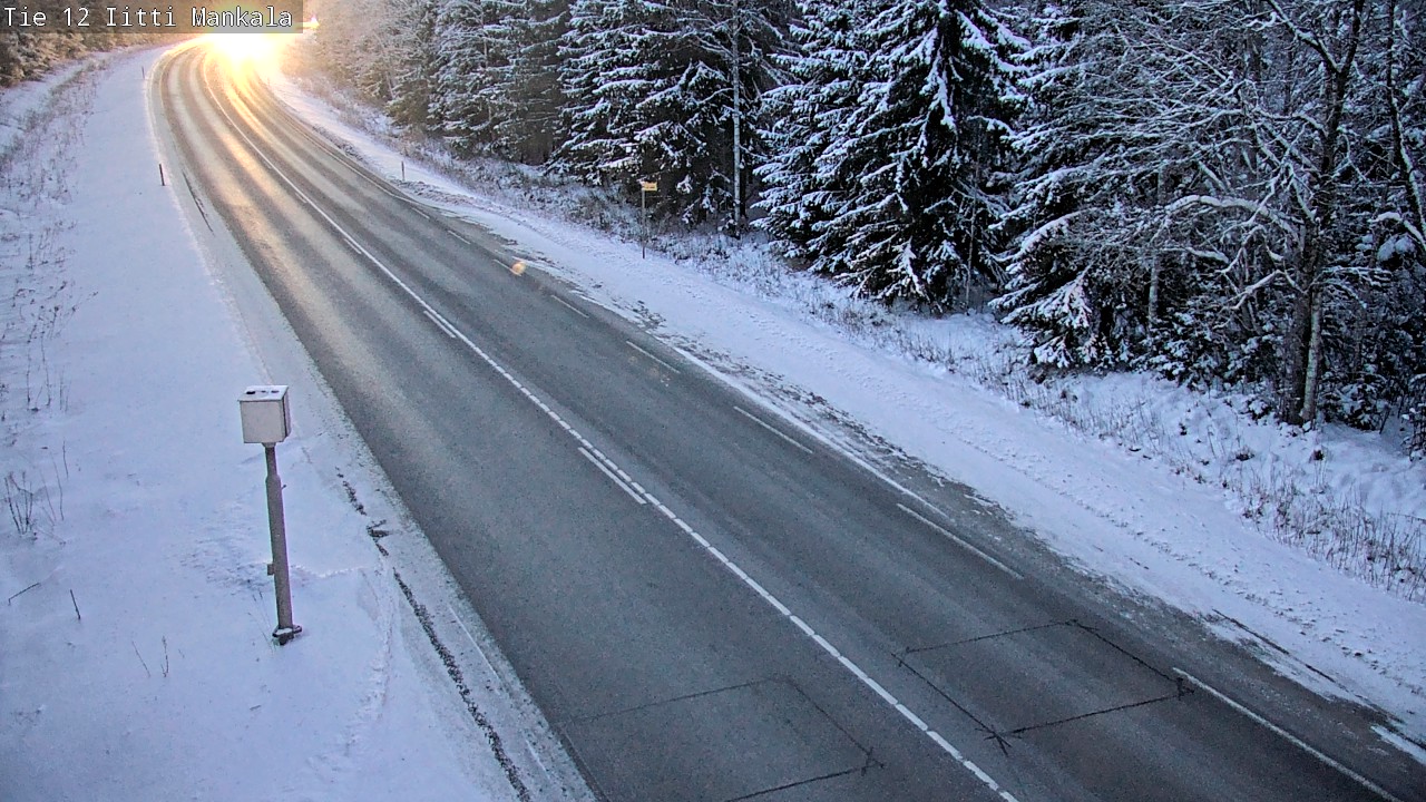 Weather Camera Image Road 12 Iitti, Mankala, Iitti, Päijät-Häme