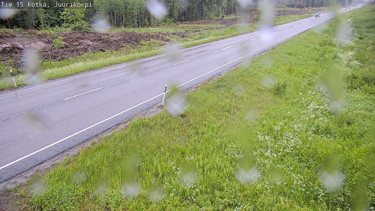 Weather Camera Image Road 15 Kotka, Juurikorpi, Kotka, Kymenlaakso