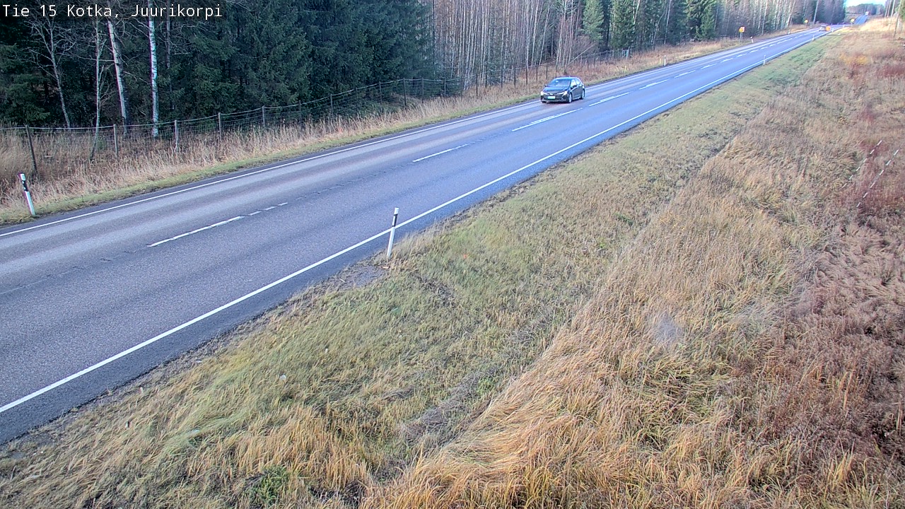 Kelikamerat Kuva Tie 15 Kotka, Juurikorpi, Kotka, Kymenlaakso