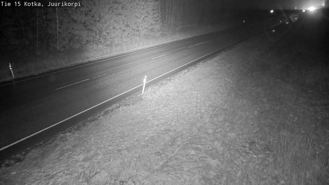 Weather Camera Image Road 15 Kotka, Juurikorpi, Kotka, Kymenlaakso