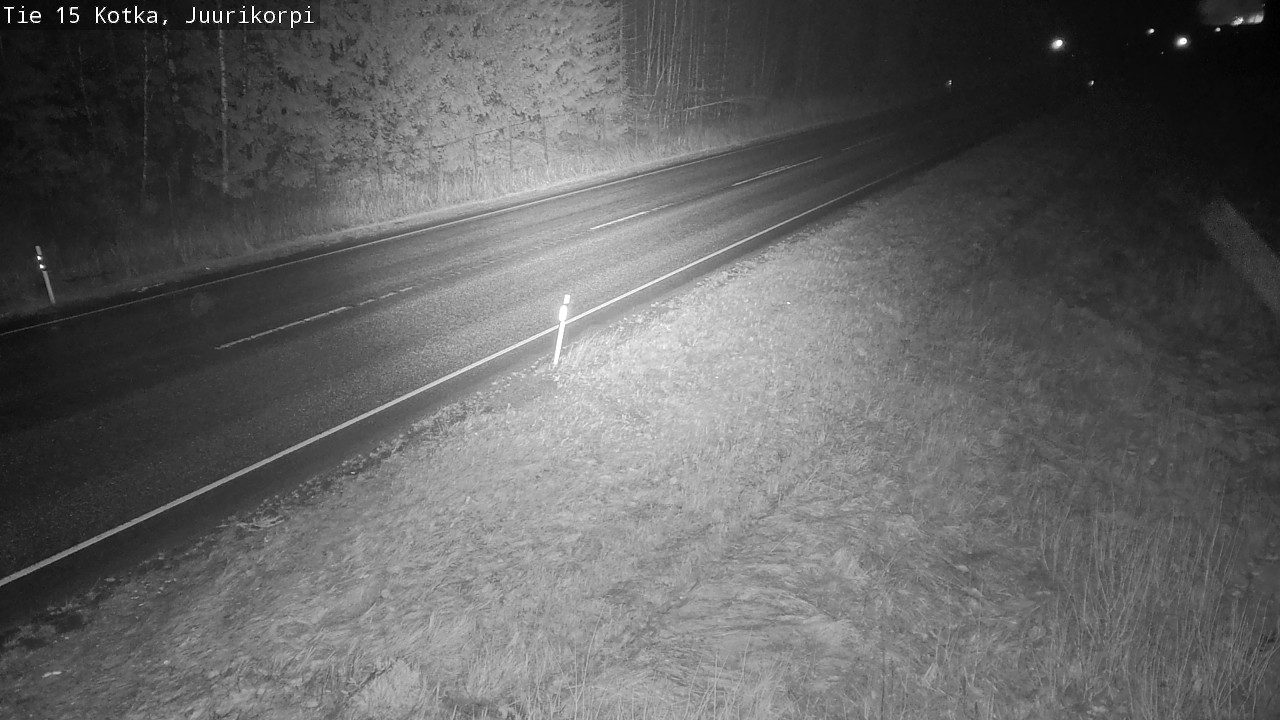Weather Camera Image Road 15 Kotka, Juurikorpi, Kotka, Kymenlaakso