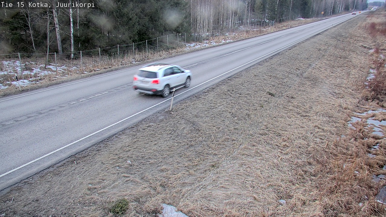 Weather Camera Image Road 15 Kotka, Juurikorpi, Kotka, Kymenlaakso
