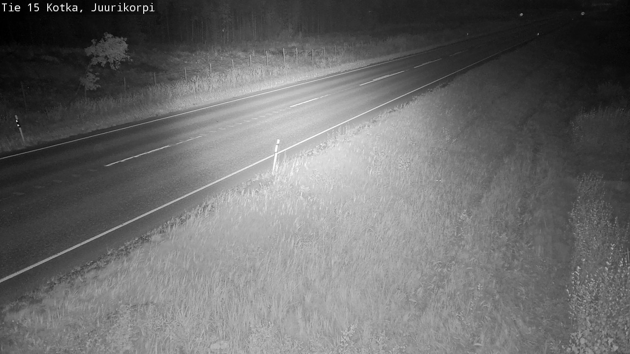 Weather Camera Image Väg 15 Kotka, Juurikorpi, Kotka, Kymenlaakso