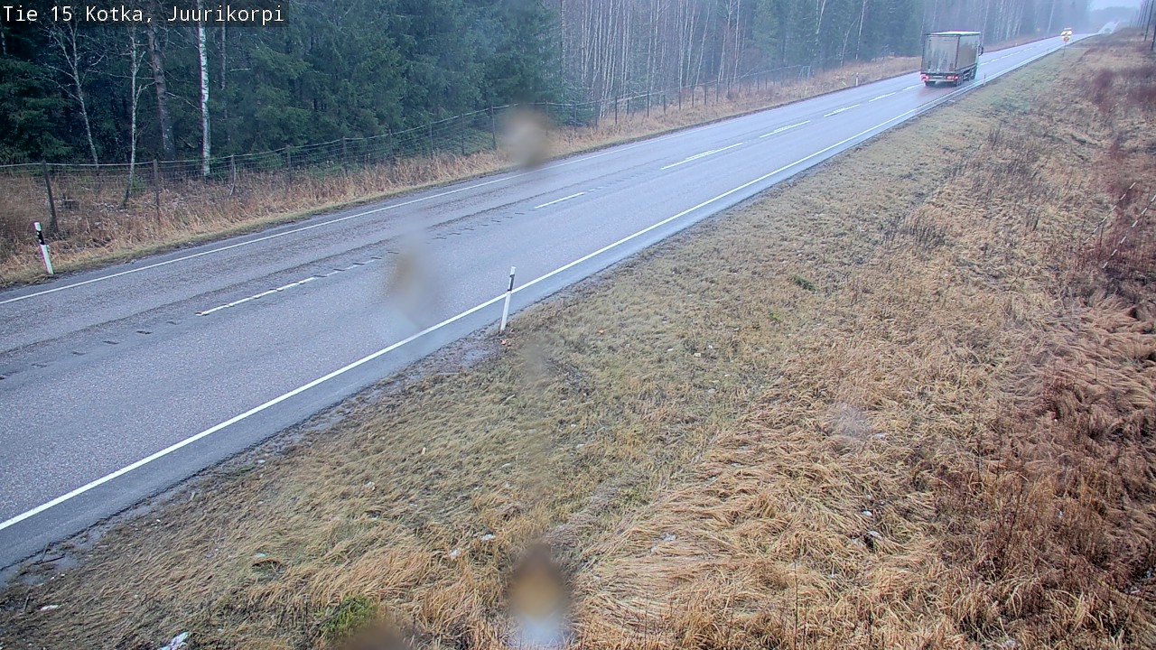 Weather Camera Image Road 15 Kotka, Juurikorpi, Kotka, Kymenlaakso