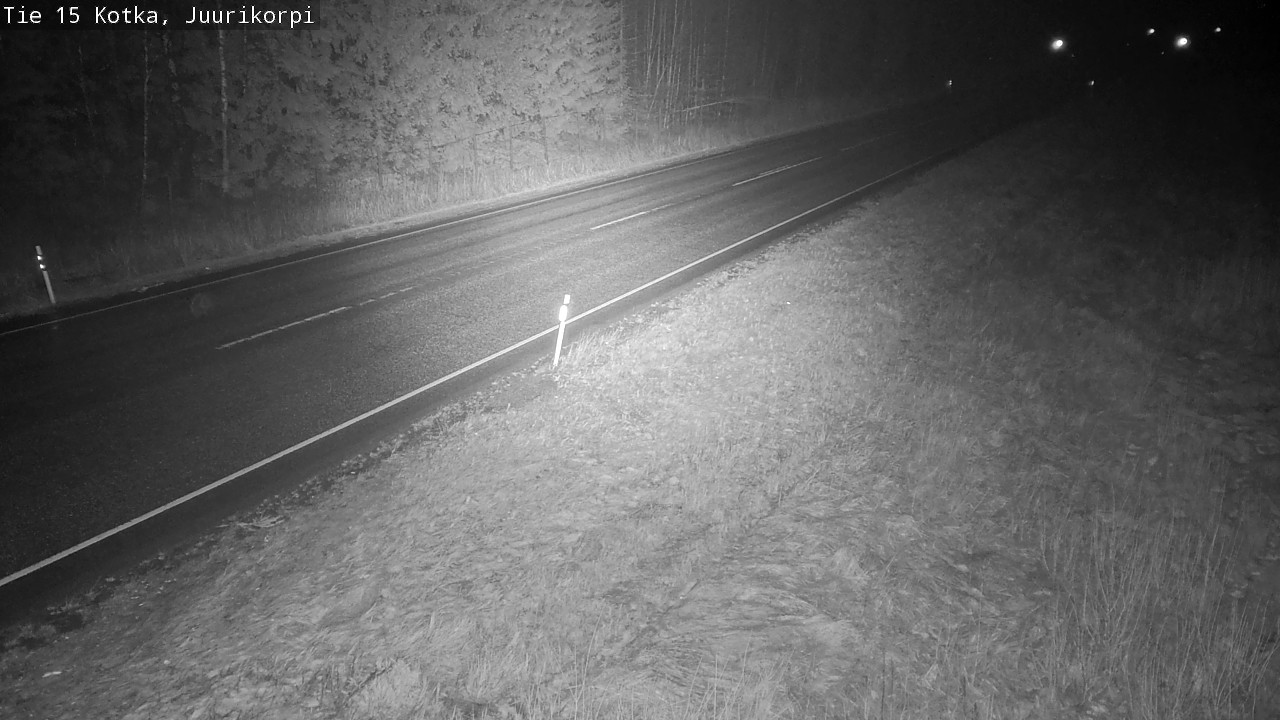 Weather Camera Image Road 15 Kotka, Juurikorpi, Kotka, Kymenlaakso
