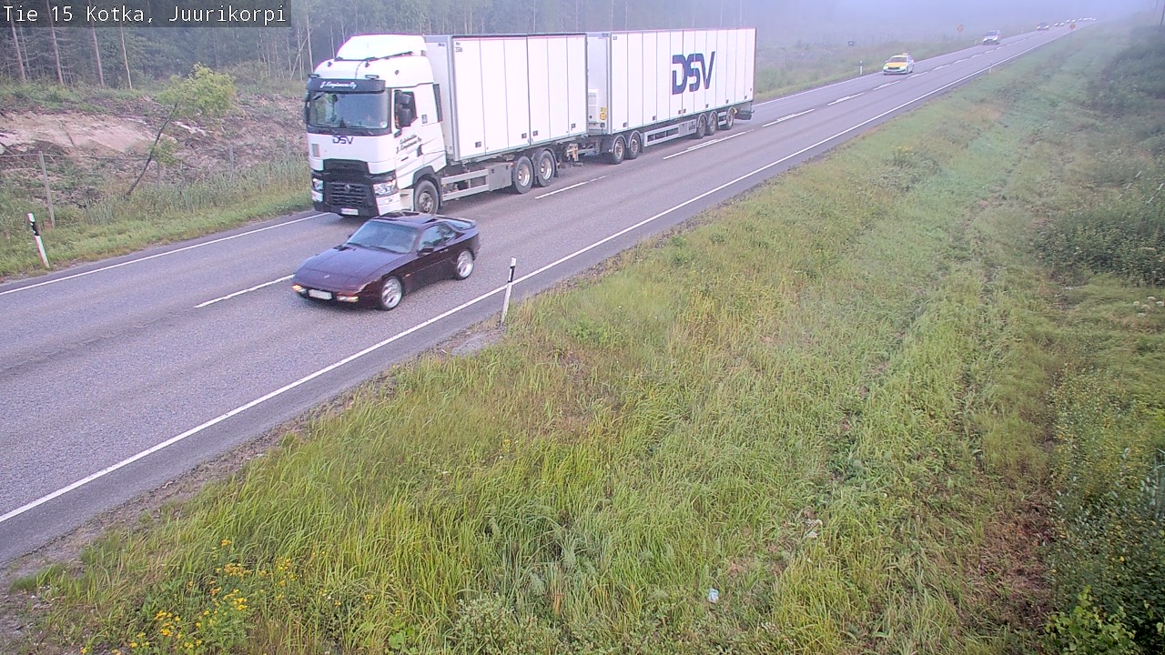 Weather Camera Image Väg 15 Kotka, Juurikorpi, Kotka, Kymenlaakso