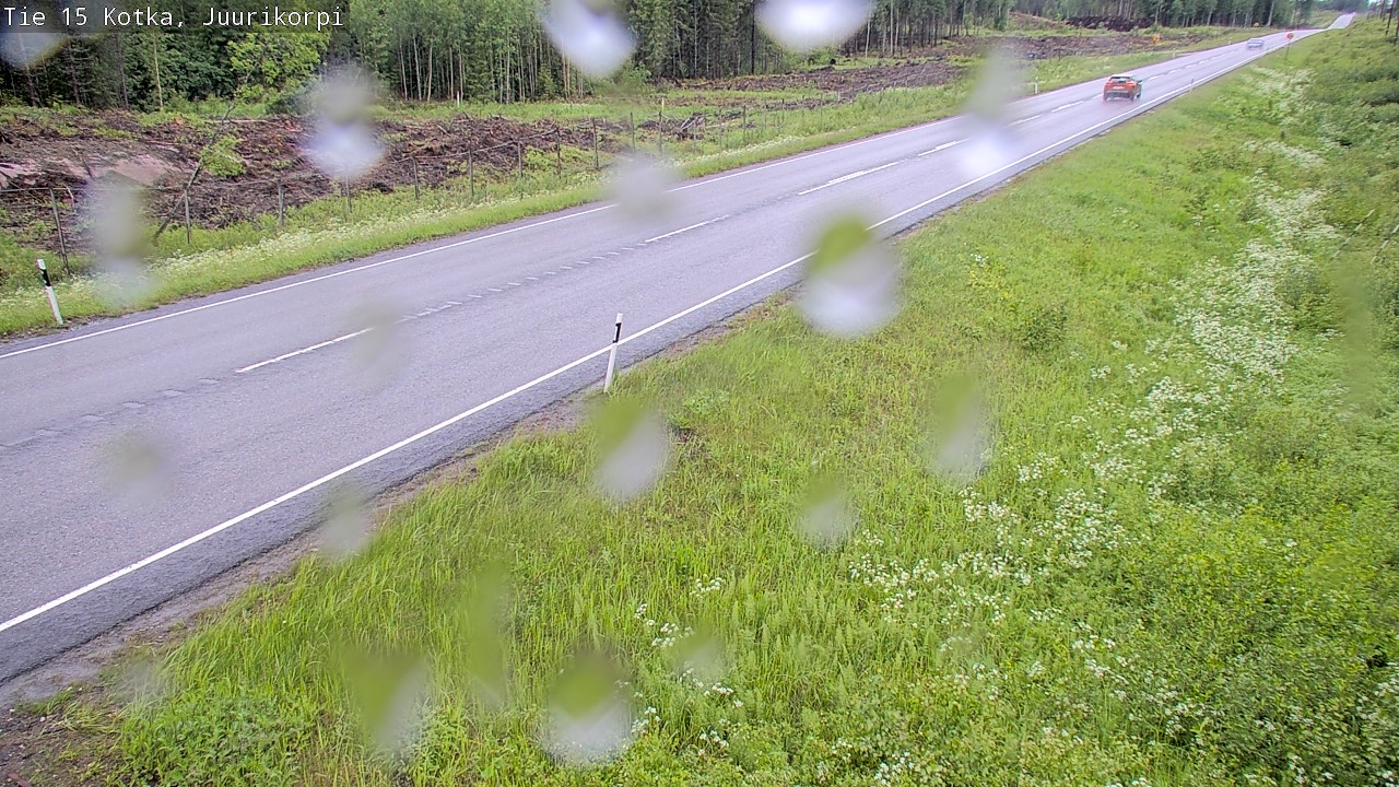 Weather Camera Image Road 15 Kotka, Juurikorpi, Kotka, Kymenlaakso