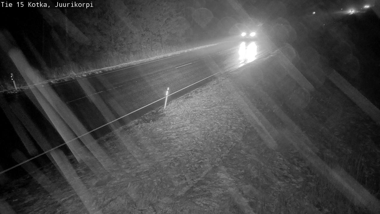 Weather Camera Image Road 15 Kotka, Juurikorpi, Kotka, Kymenlaakso