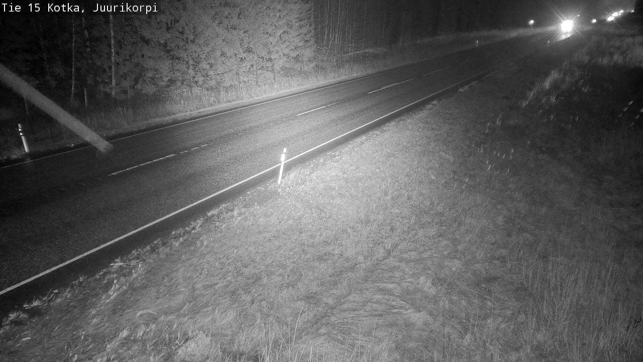 Weather Camera Image Road 15 Kotka, Juurikorpi, Kotka, Kymenlaakso