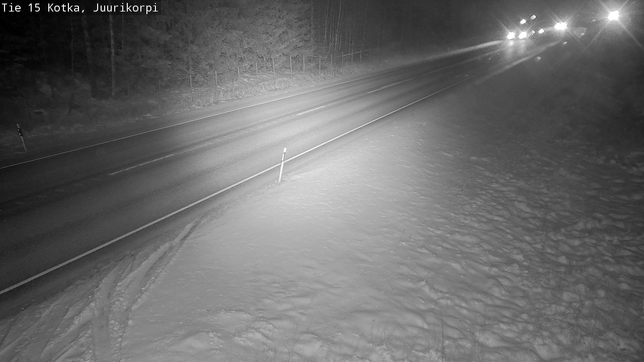 Weather Camera Image Road 15 Kotka, Juurikorpi, Kotka, Kymenlaakso