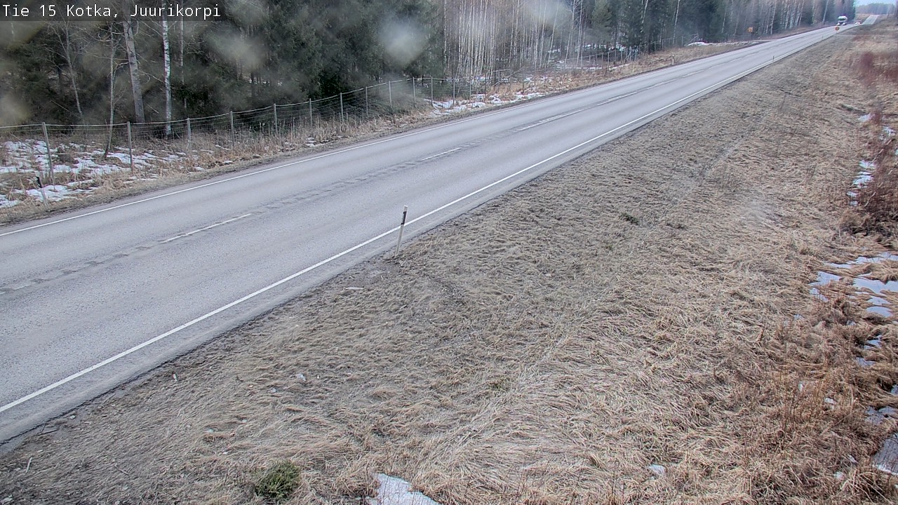 Weather Camera Image Road 15 Kotka, Juurikorpi, Kotka, Kymenlaakso