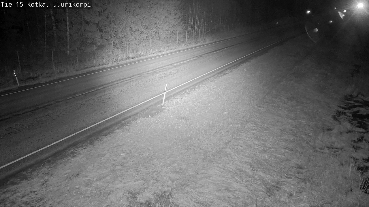 Weather Camera Image Road 15 Kotka, Juurikorpi, Kotka, Kymenlaakso