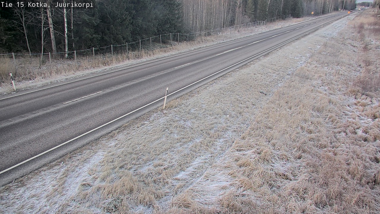 Kelikamerat Kuva Tie 15 Kotka, Juurikorpi, Kotka, Kymenlaakso