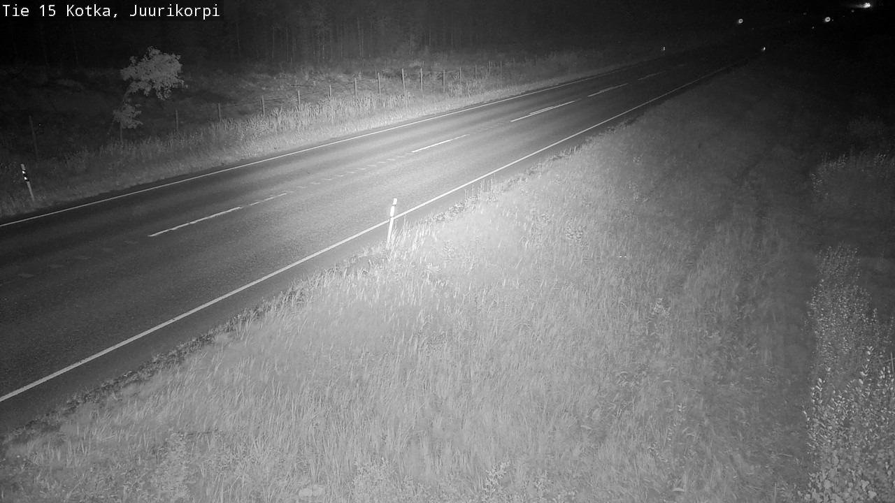 Weather Camera Image Väg 15 Kotka, Juurikorpi, Kotka, Kymenlaakso