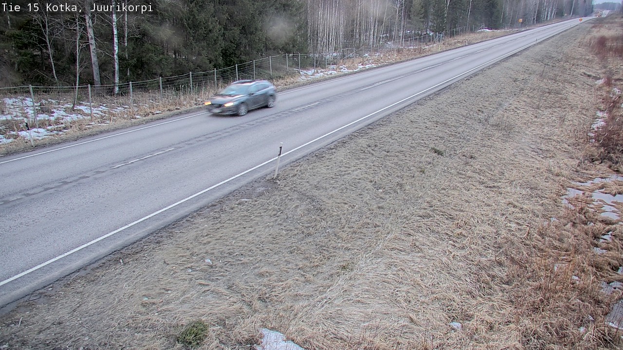 Weather Camera Image Road 15 Kotka, Juurikorpi, Kotka, Kymenlaakso