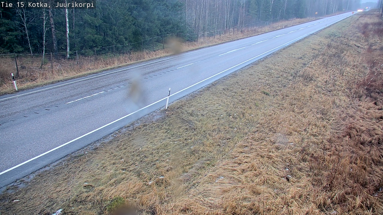 Weather Camera Image Road 15 Kotka, Juurikorpi, Kotka, Kymenlaakso