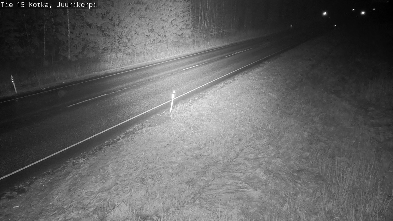 Weather Camera Image Road 15 Kotka, Juurikorpi, Kotka, Kymenlaakso