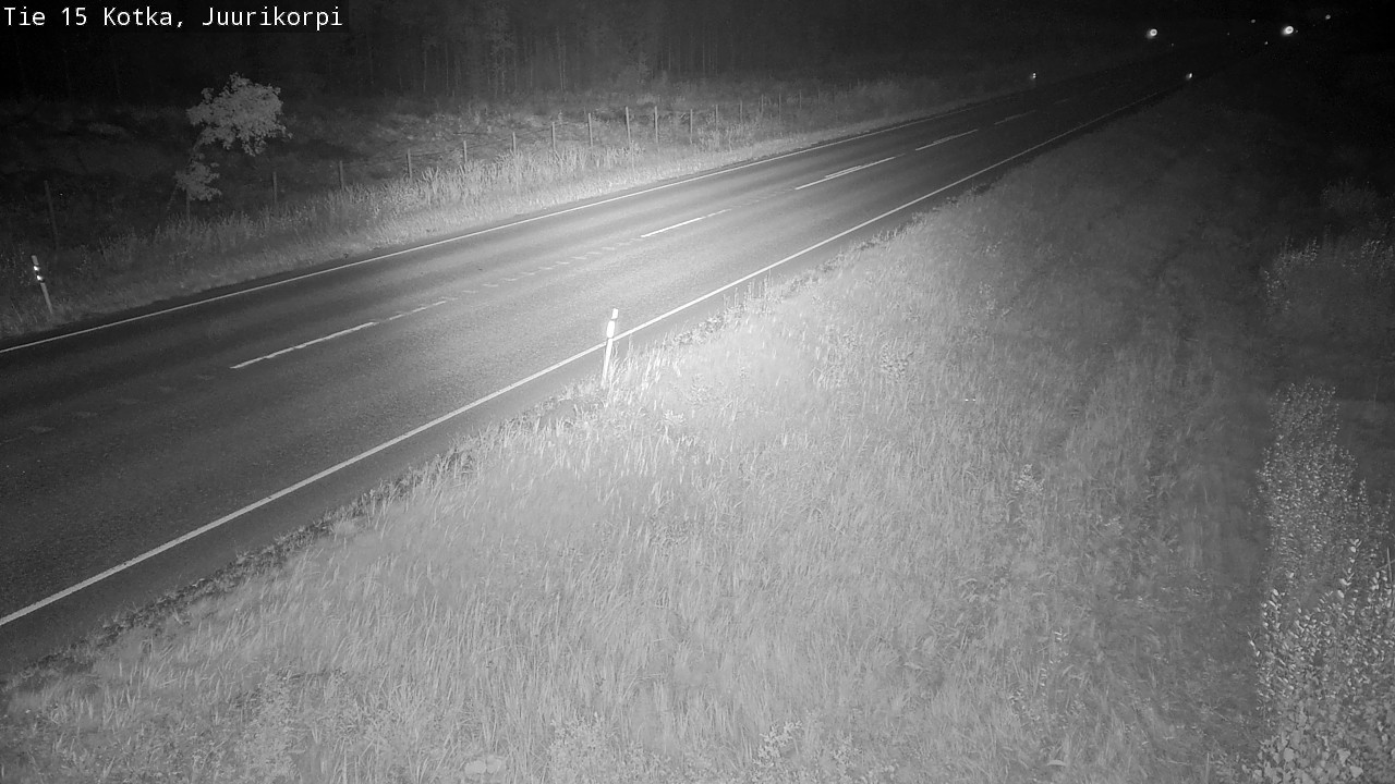 Weather Camera Image Väg 15 Kotka, Juurikorpi, Kotka, Kymenlaakso