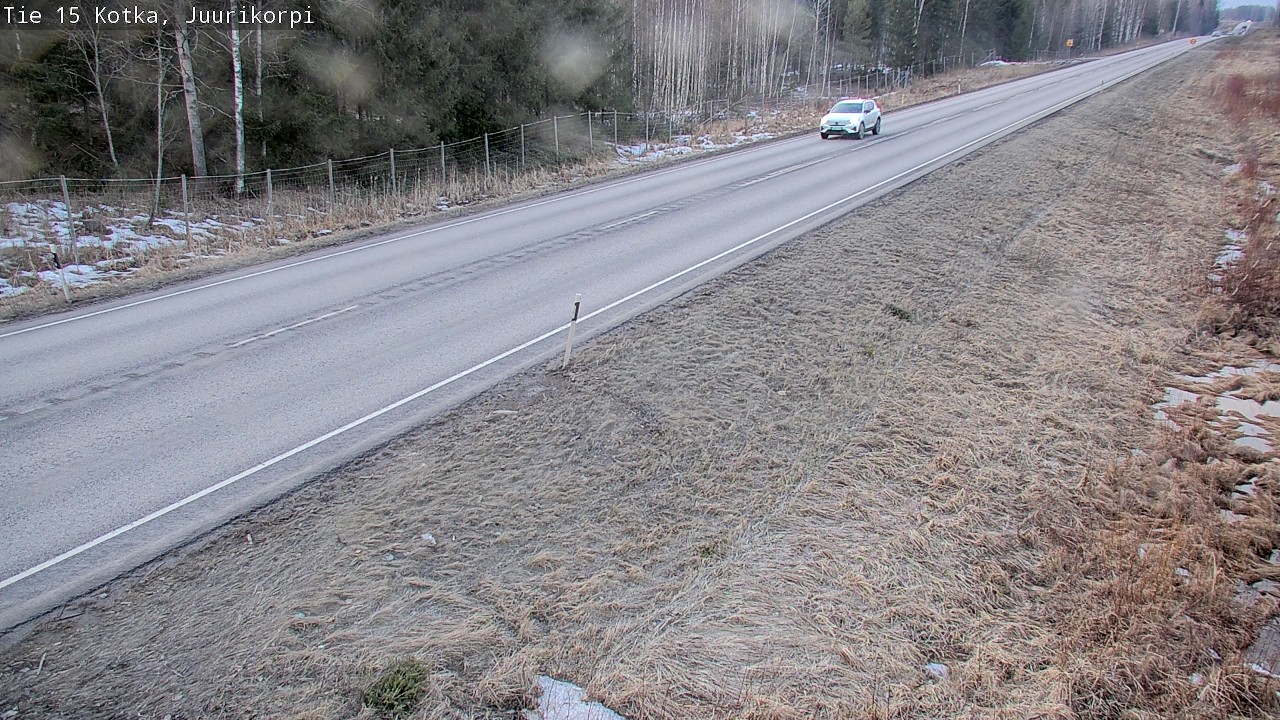 Weather Camera Image Road 15 Kotka, Juurikorpi, Kotka, Kymenlaakso