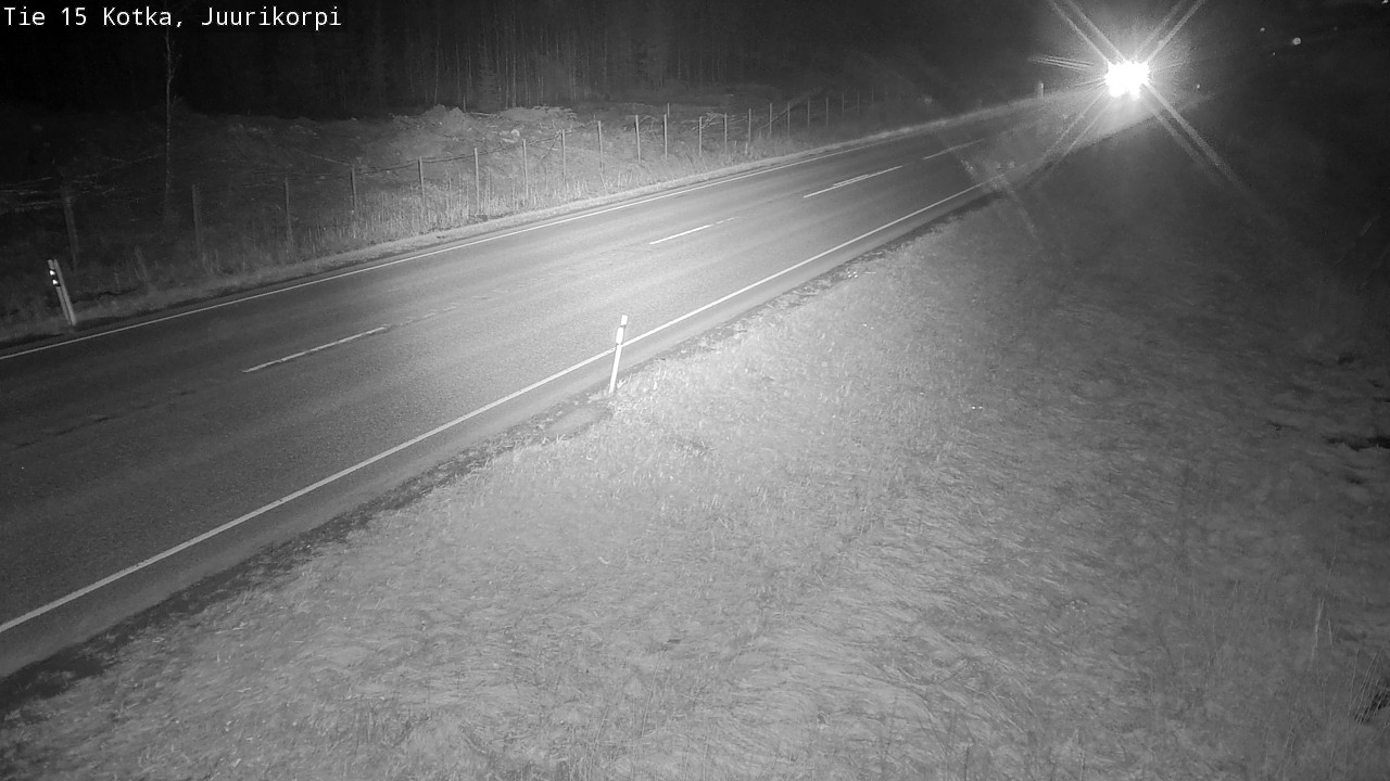 Weather Camera Image Väg 15 Kotka, Juurikorpi, Kotka, Kymenlaakso
