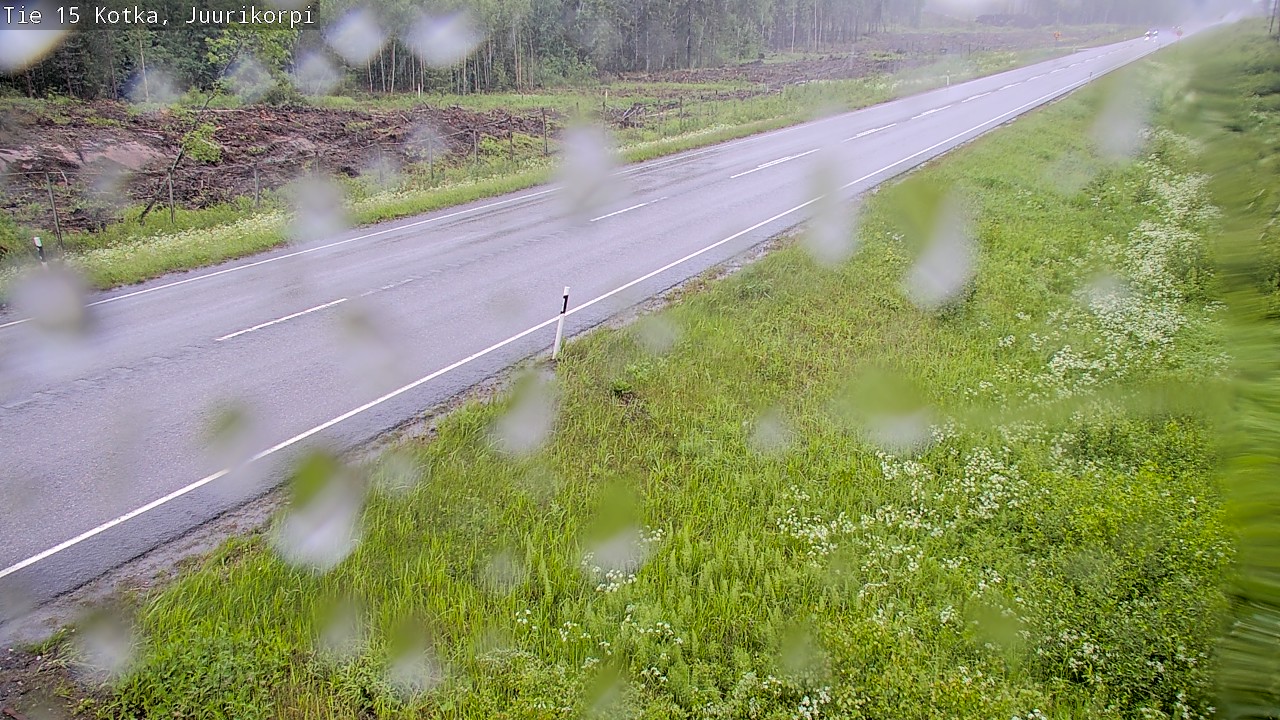 Weather Camera Image Road 15 Kotka, Juurikorpi, Kotka, Kymenlaakso