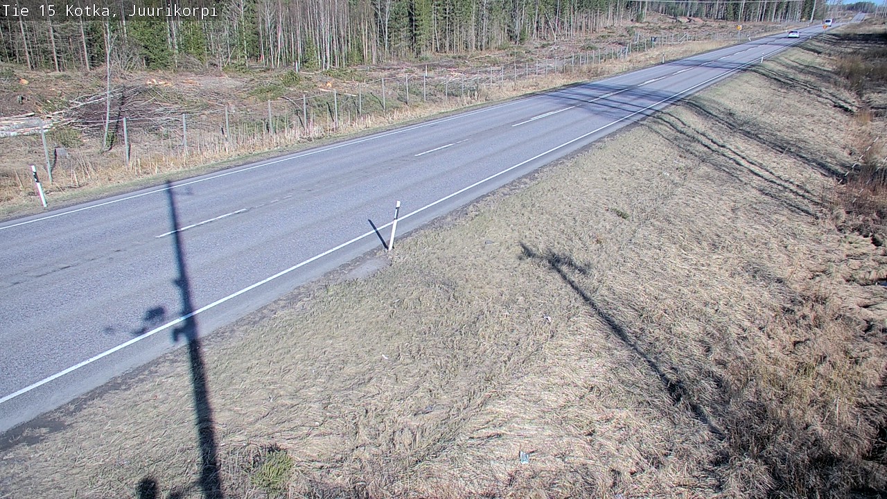 Weather Camera Image Road 15 Kotka, Juurikorpi, Kotka, Kymenlaakso