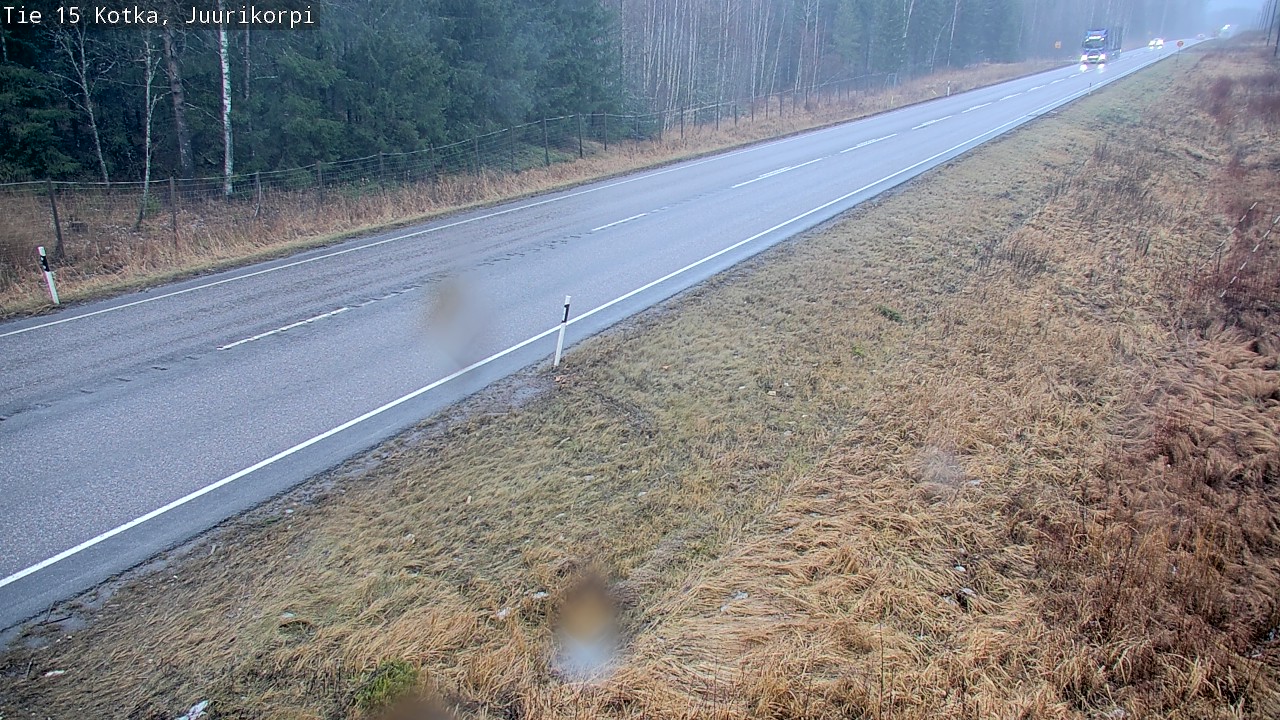Weather Camera Image Road 15 Kotka, Juurikorpi, Kotka, Kymenlaakso