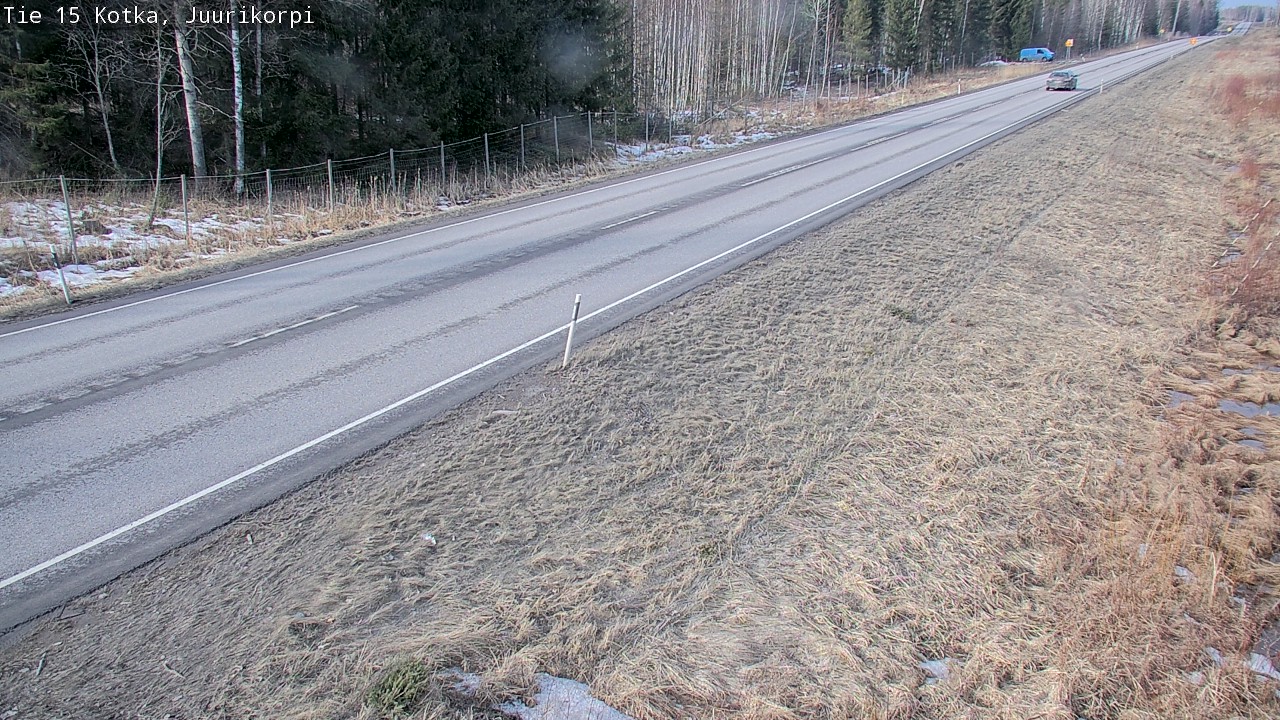 Weather Camera Image Väg 15 Kotka, Juurikorpi, Kotka, Kymenlaakso