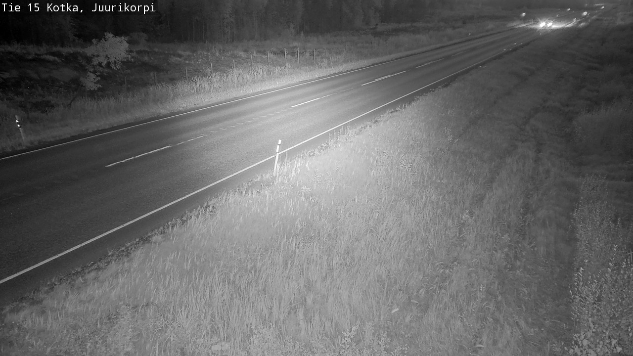 Weather Camera Image Väg 15 Kotka, Juurikorpi, Kotka, Kymenlaakso