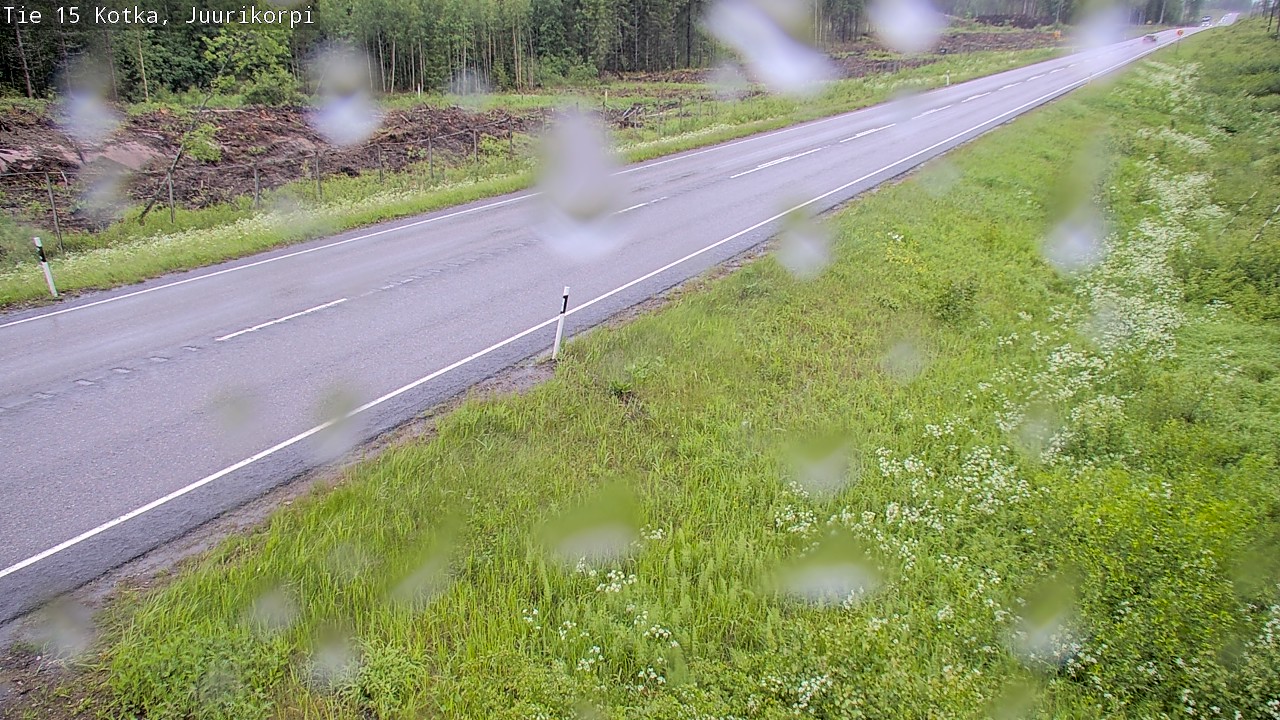 Weather Camera Image Road 15 Kotka, Juurikorpi, Kotka, Kymenlaakso