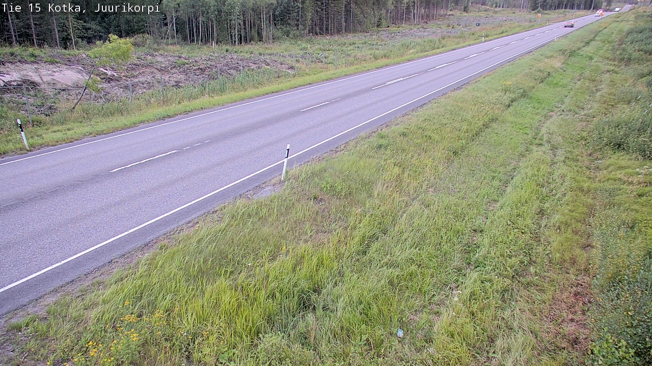 Weather Camera Image Väg 15 Kotka, Juurikorpi, Kotka, Kymenlaakso