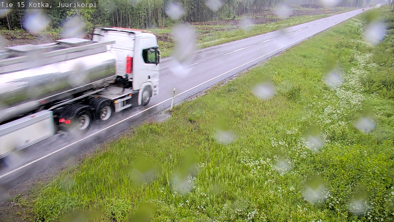 Weather Camera Image Road 15 Kotka, Juurikorpi, Kotka, Kymenlaakso