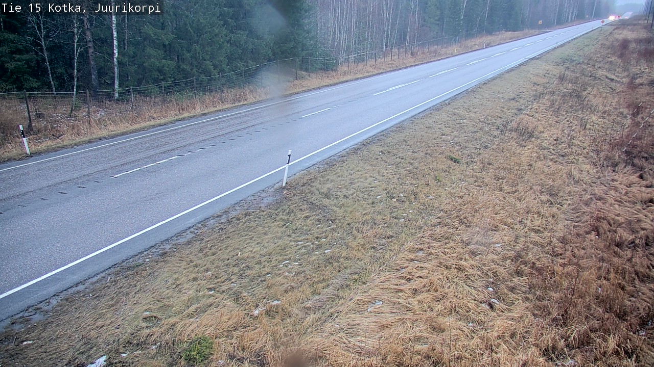 Weather Camera Image Road 15 Kotka, Juurikorpi, Kotka, Kymenlaakso