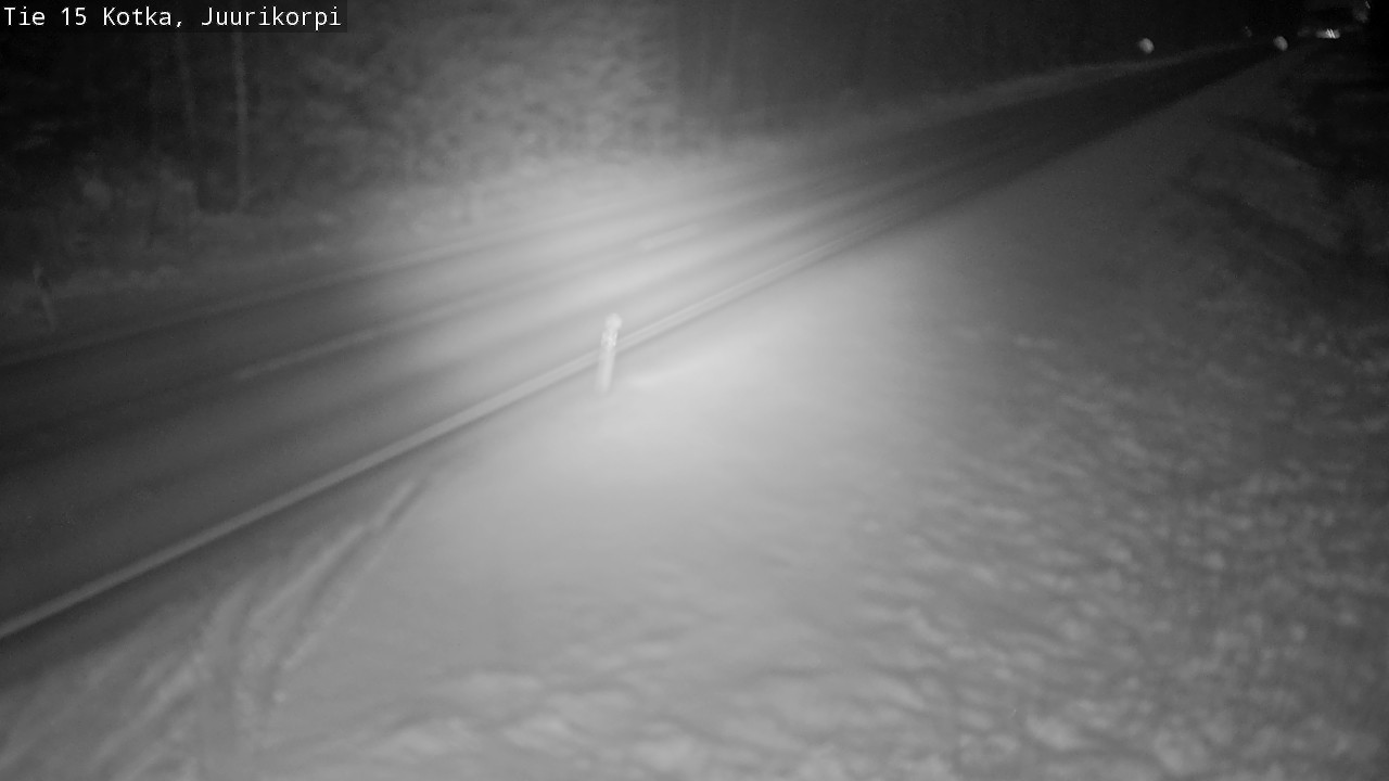 Weather Camera Image Road 15 Kotka, Juurikorpi, Kotka, Kymenlaakso
