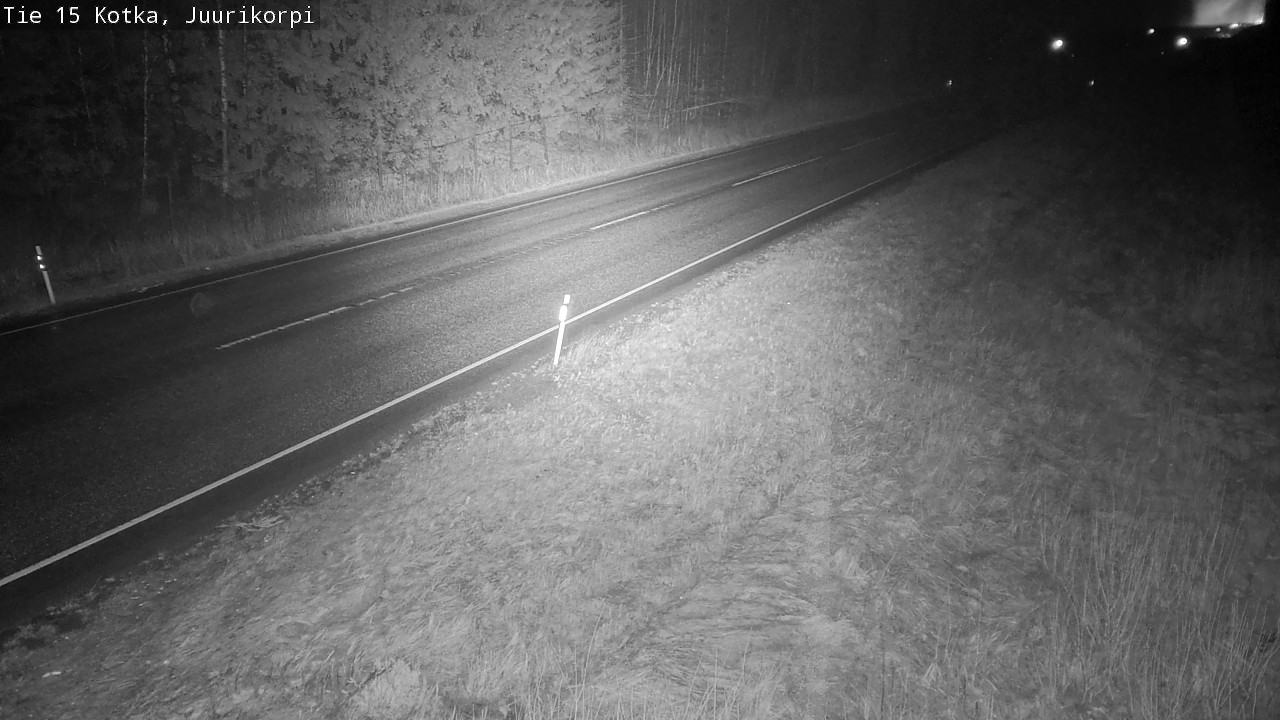 Weather Camera Image Road 15 Kotka, Juurikorpi, Kotka, Kymenlaakso