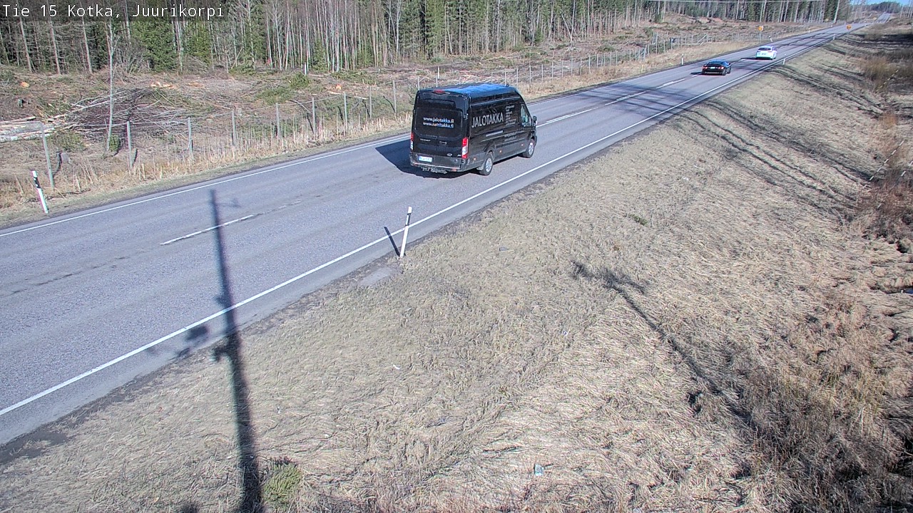 Weather Camera Image Väg 15 Kotka, Juurikorpi, Kotka, Kymenlaakso