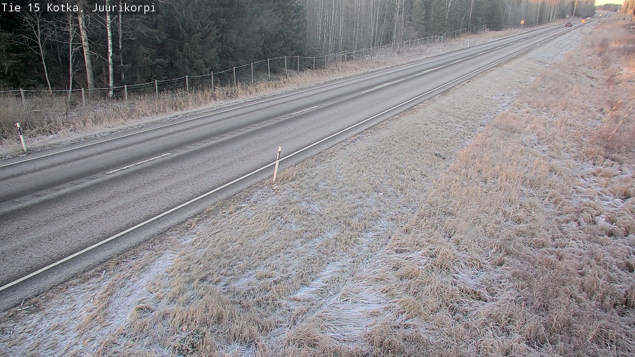 Kelikamerat Kuva Tie 15 Kotka, Juurikorpi, Kotka, Kymenlaakso