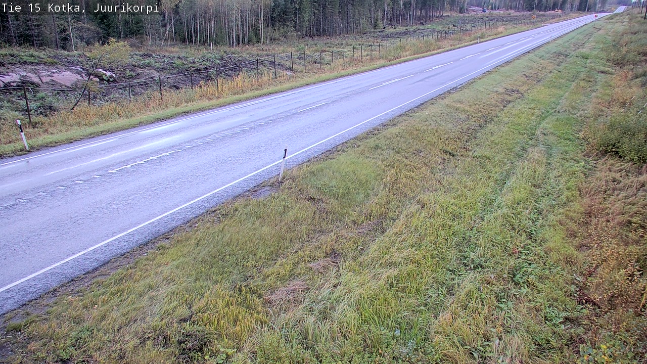 Weather Camera Image Road 15 Kotka, Juurikorpi, Kotka, Kymenlaakso