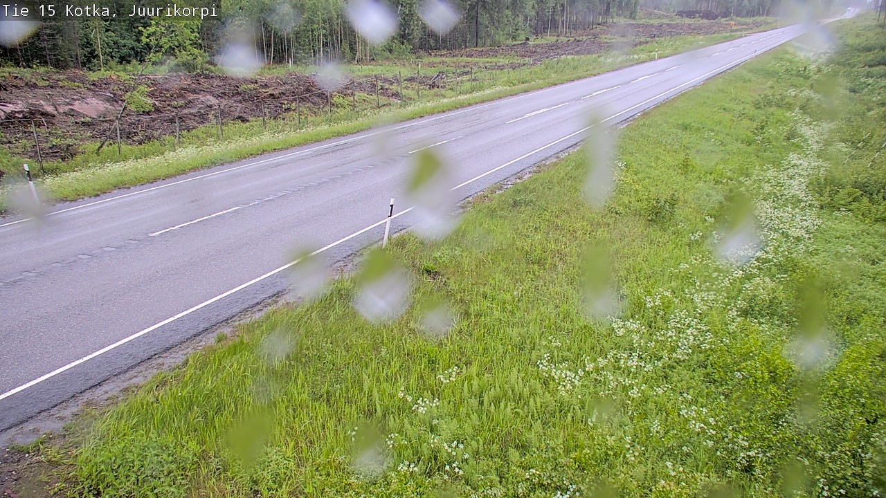 Weather Camera Image Road 15 Kotka, Juurikorpi, Kotka, Kymenlaakso
