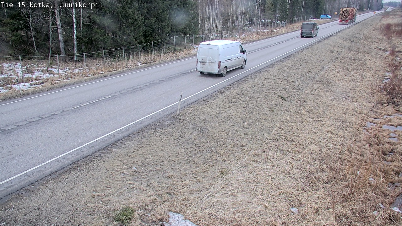 Weather Camera Image Road 15 Kotka, Juurikorpi, Kotka, Kymenlaakso