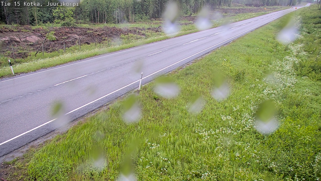 Weather Camera Image Road 15 Kotka, Juurikorpi, Kotka, Kymenlaakso