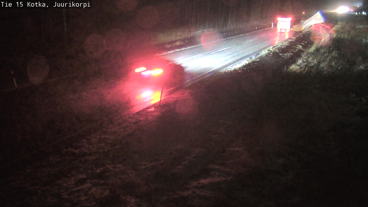 Weather Camera Image Road 15 Kotka, Juurikorpi, Kotka, Kymenlaakso