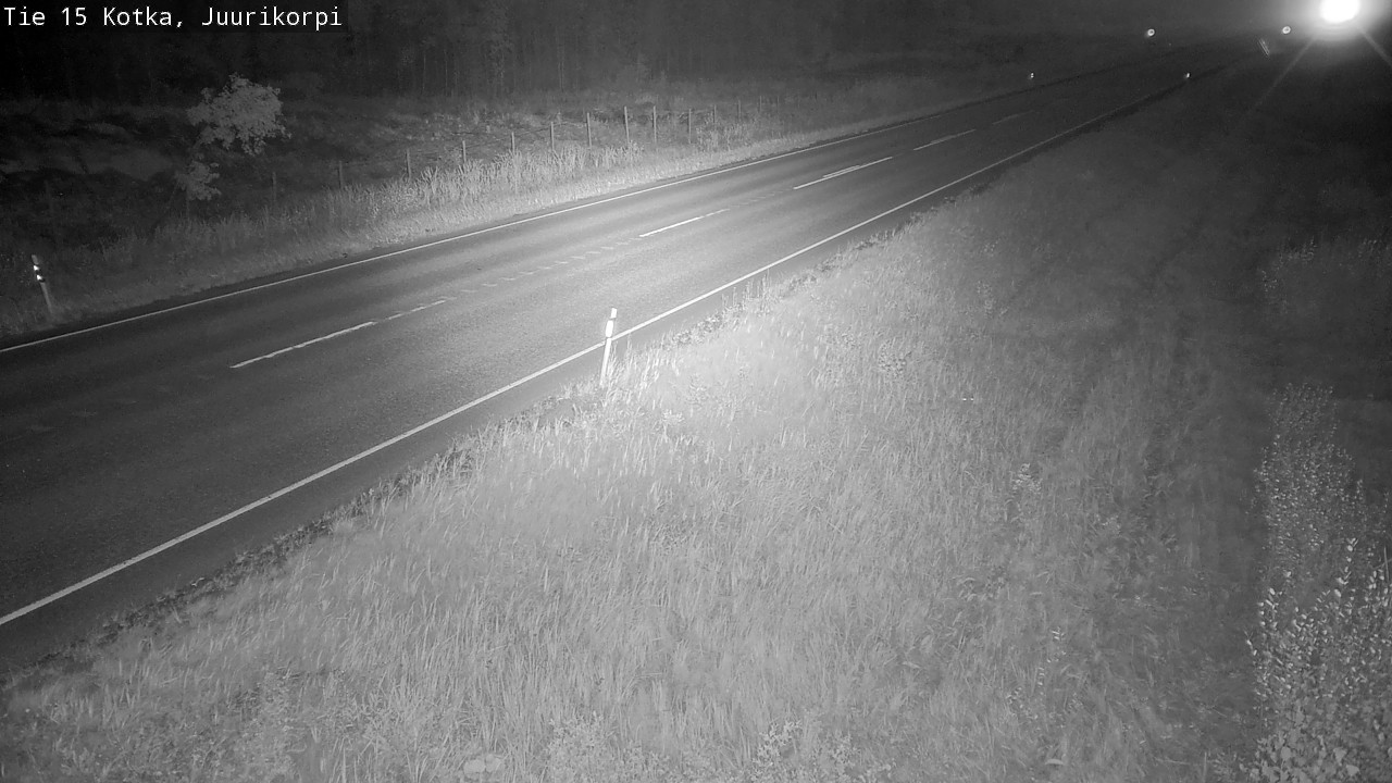 Weather Camera Image Väg 15 Kotka, Juurikorpi, Kotka, Kymenlaakso