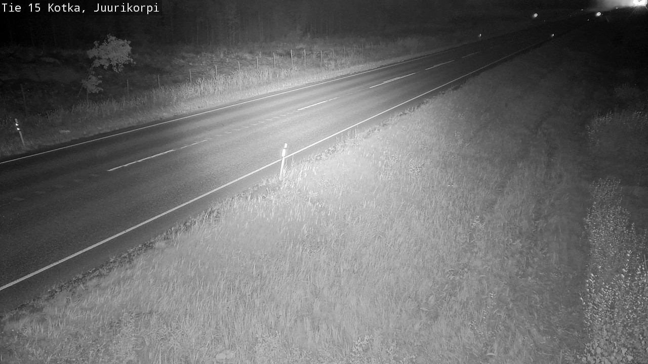 Weather Camera Image Väg 15 Kotka, Juurikorpi, Kotka, Kymenlaakso