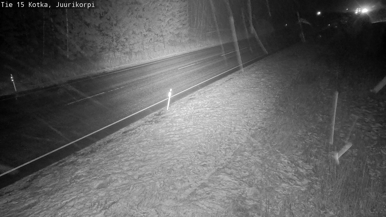 Weather Camera Image Road 15 Kotka, Juurikorpi, Kotka, Kymenlaakso