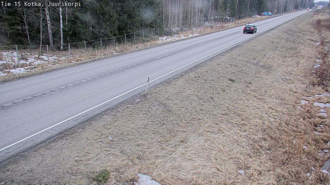 Weather Camera Image Road 15 Kotka, Juurikorpi, Kotka, Kymenlaakso